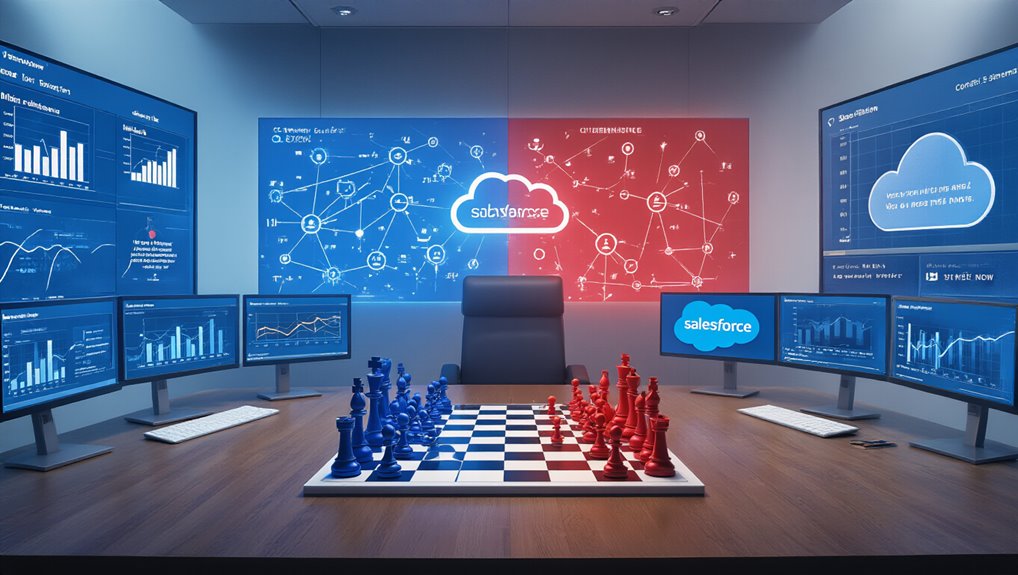 servicenow outperforms salesforce